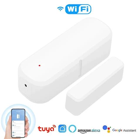 Датчик закрытия окон и дверей Wi-Fi Tuya, с дистанционным управлением ...