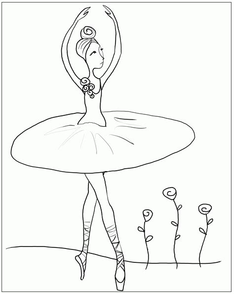 ballet dance coloring pages 6