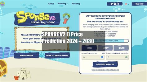 Sponge V Spongev Price Prediction Youtube