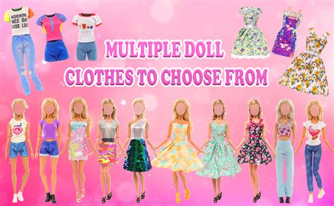 Amazon Barwa Sets Doll Clothes Including Bikini Swimsuits Outfit Tops And Pants With