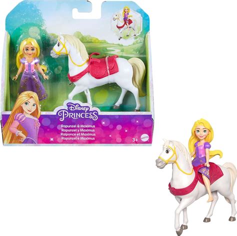 Amazon Mattel Disney Princess Rapunzel Small Doll And Maximus