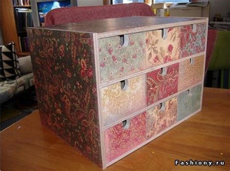 Комодик Икеа и 50 идей по его декорированию / декупаж комодик | Декупаж ...