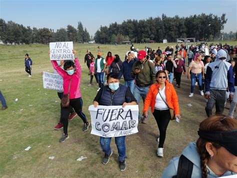 Vecinos De Tl Huac Se Manifiestan En El Bosque De Tl Huac Y Solicitan