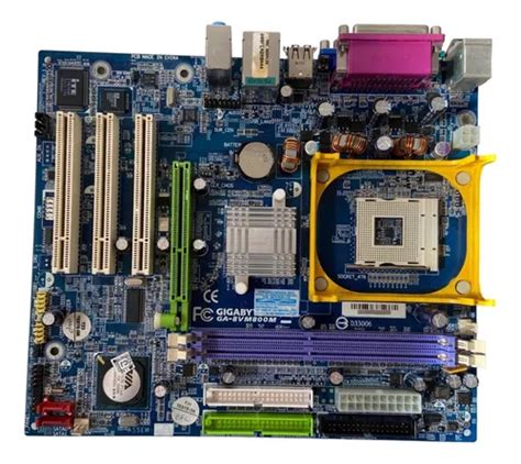 Placa Mãe Intel Gigabyte Lga775 Ga-8vm800m @ Cor Verde | Frete grátis
