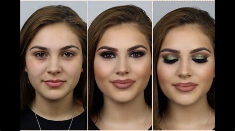 Green Sultry Eyes Full Face Client Makeup Tutorial Youtube