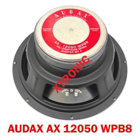 Jual Ax Wpb Speaker Audax Inch Woofer Ax Speaker Inch