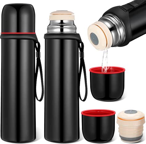 Amazon SiliFine Thermo Bottle For Hot Drinks Ml Oz Stainless Steel Insulated With