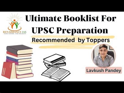 Ultimate Booklist For Upsc Recommended By Toppers Renaissance Ias