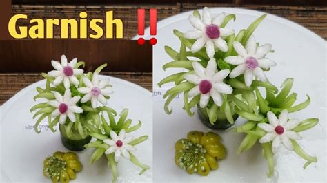 Non Onga Sedang Live Tutorial Garnish Sawi Youtube