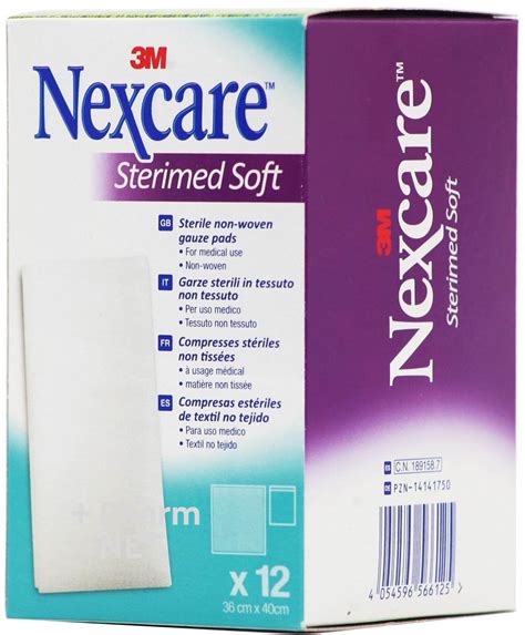 Пластырь 3M NexCare 3m Sterimed Soft Gauze Sterile 36 x 40 см 12 шт ...