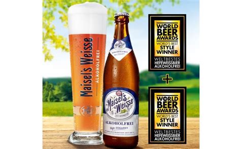 Weltbestes alkoholfreies Weißbier erneut von der Brauerei Maisel