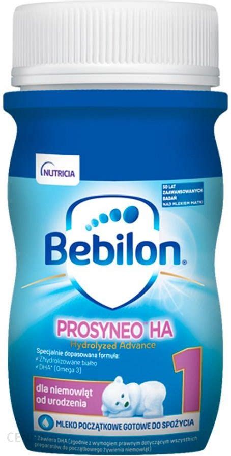 Bebilon Prosyneo HA 1 mleko początkowe w płynie dla niemowląt od