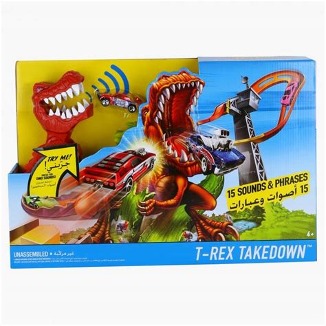 Hot Wheels T Rex Atakuje Wyrzutnia Dinozaur Auto Oficjalne Archiwum Allegro