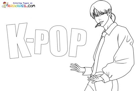 Desenhos Kpop Faceis - Desenhos de K-Pop para Colorir