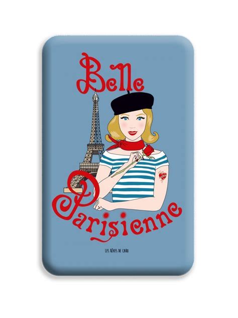 Magnet Belle Parisienne Blonde Les R Ves De Caro