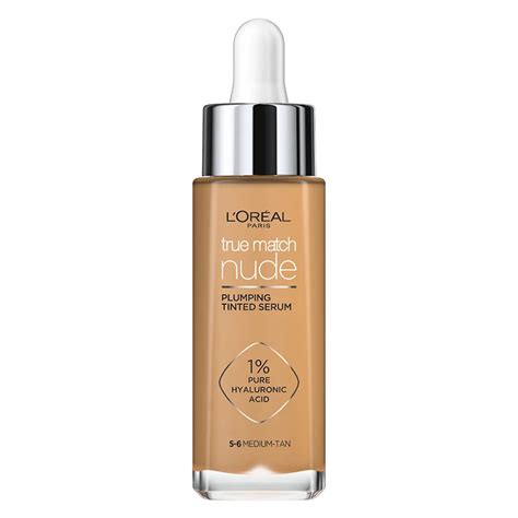 L Oréal Paris True Match Nude Plumping Tinted Serum ml Medium Tan