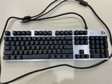 Logitech G413 Silver Wired Gaming Mechanical Romer-G Switch Keyboard | eBay
