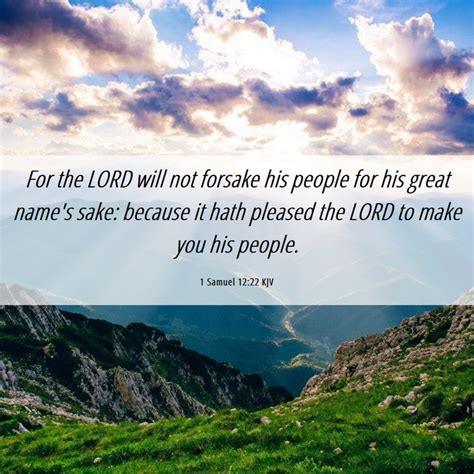 1 Samuel 1222 Kjv Bible Verse Images