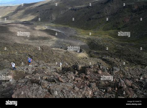 Tongariro Crossing New Zealand Stock Photo Alamy