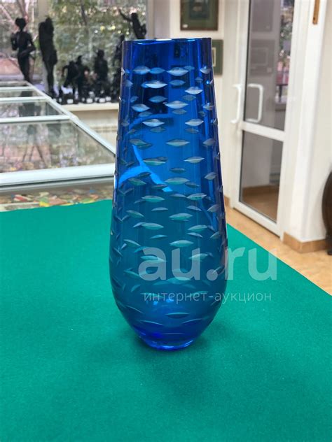 Ваза синее стекло.СССР. — купить в Красноярске. Состояние: Хорошее ...