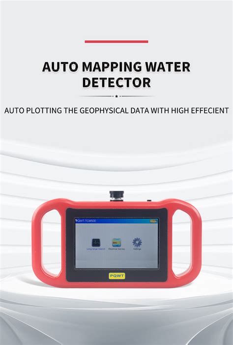 Pqwt Long Range Automatic Mapping Underground Water Detector