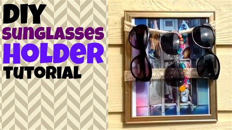 Dollar Store Crafts Sunglasses Holder Tutorial Youtube