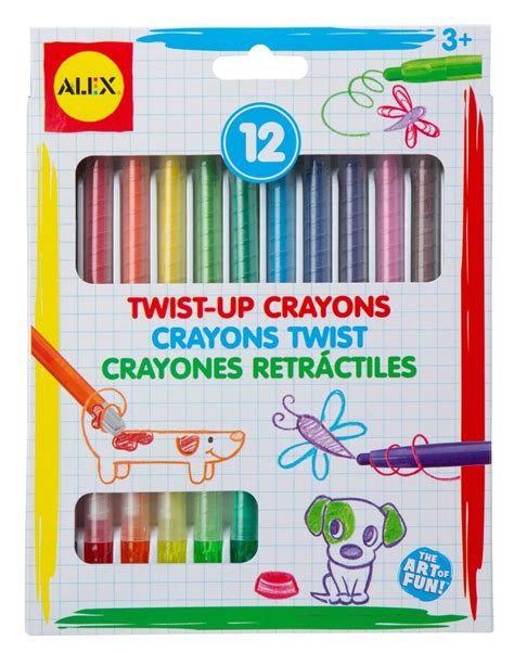 Twist Up Crayons (12) Alex Toys, Crayon Set, Craft Activities For Kids ...