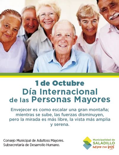 1 De Octubre Día Del Adulto Mayor