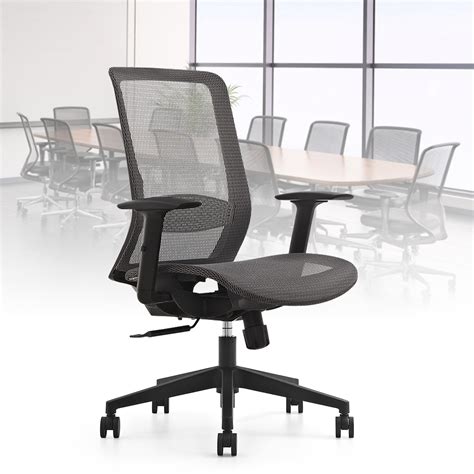 Эргономичный офисный стул с высокой спинкой и дышащей сеткой ...