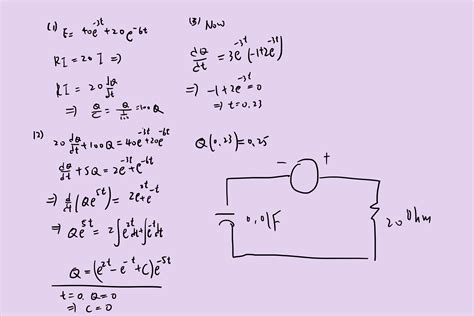 Solved A 20 Ohm Resistor Is Connected In Series With A Capacitor Of 0