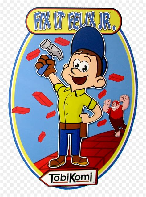 Fix It Felix Jr Arcade Art Hd Png Download Vhv