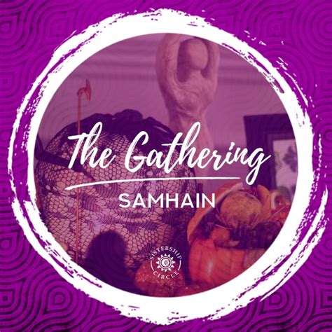 Samhain Circle Outline Sistership Circle