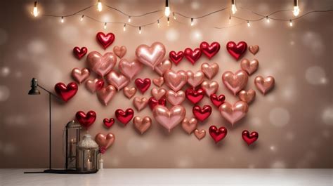 Premium Photo Heart Ballon Sets Hd K Wallpaper Stock Photographic