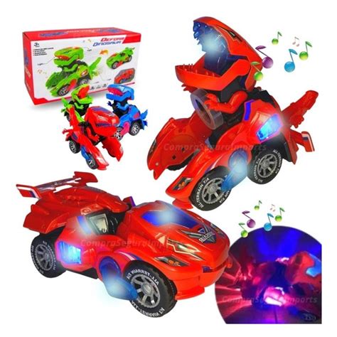 Carro Dinossauro Vira Rob Dino T Rex C Luz Som Bate Volta Shopee Brasil