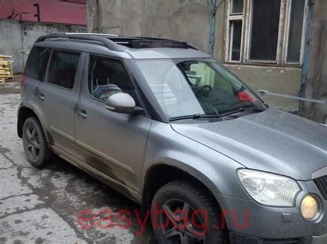 Багажник на рейлинги Prorack для Skoda Yeti;