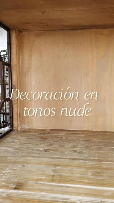 Decoración en tonos nude