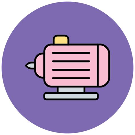 Electric Motor Generic Outline Color Icon