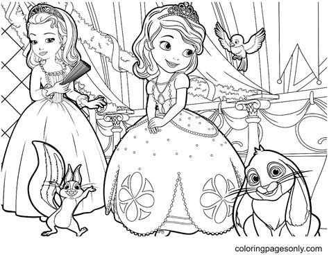 500 Coloring Pages Of Princess Sofia Latest - Coloring Pages Printable