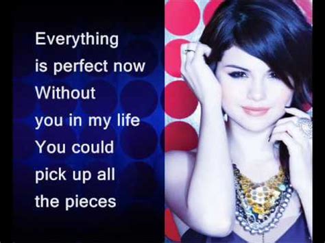 Selena Gomez The Scene I Don T Miss You At All Lyrics On Screen