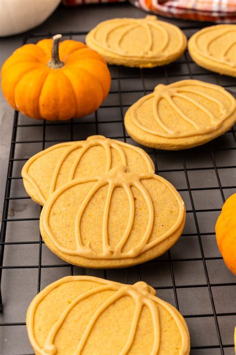 The Kollee Kitchen Maple Glazed Pumpkin Sugar Cookies