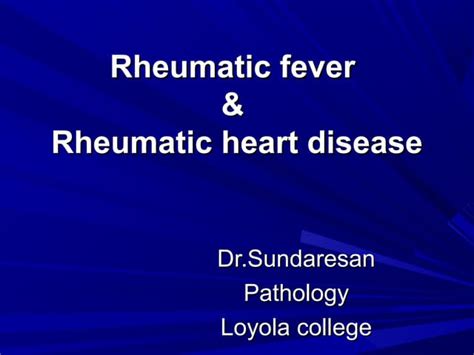 Rheumatic Fever Ppt