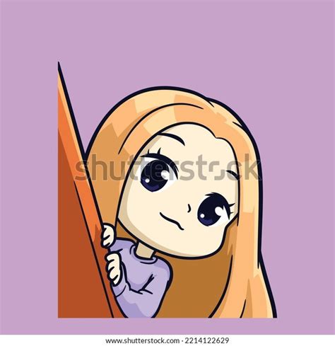 Cute Blonde Chibi Girl Happy Cartoon Stock Vector Royalty Free Shutterstock