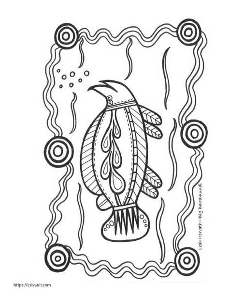 16 free aboriginal art colouring pages - ESL Vault