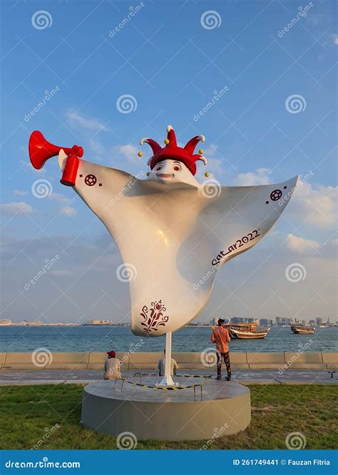 la eeb   fifa world cup qatar  official mascot editorial