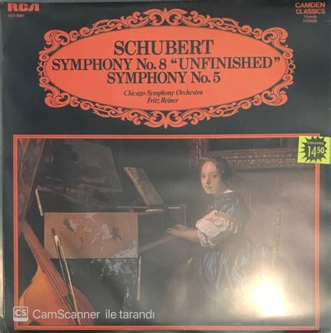 Schubert Symphony No8 Unfinished Symphony No5 Lp Plak Satın Al