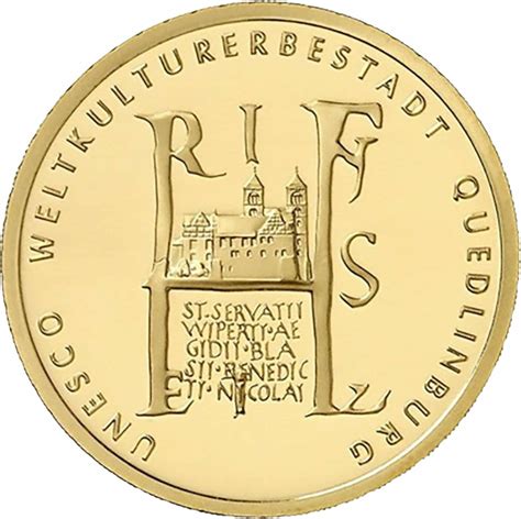 Unze Gold Euro Unesco Quedlinburg Online Kaufen Bei Gold