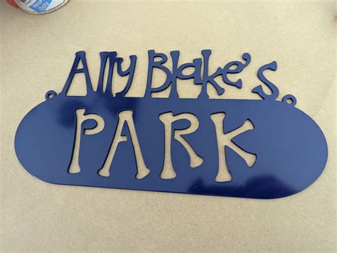 Kid's Playhouse Sign All Metal Painted - Etsy