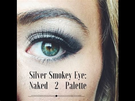 Silver Smokey Eye Tutorial Using The Naked Palette Mackenzie Salmon