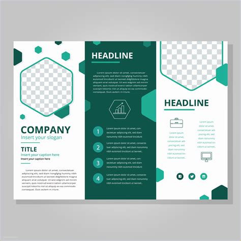 Free Tri Fold Template Of Tri Fold Brochure Free Vector Art 8938 Free