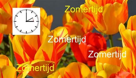 De Zomertijd Gaat Weer In